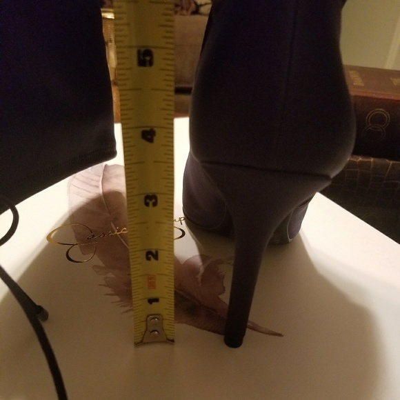 Jessica Simpson Sz 6.5 Over The Knee Satin Boots - Picture 2 of 8